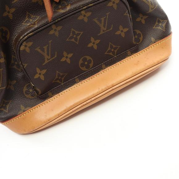 LOUIS VUITTON Brown Monogram Leather Backpack - Picture 7 of 11